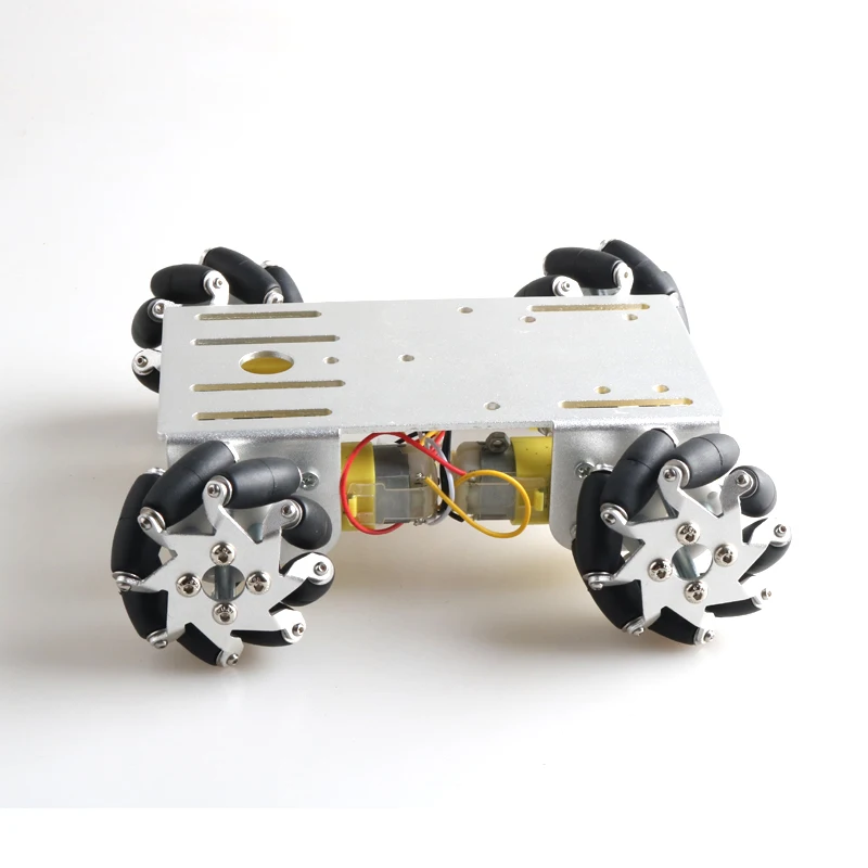 Mini Mecenum Wheel Robot Car Smart Car Chassis RC Toy with TT motor for Arduino DIY RC Toy Parts QUY 