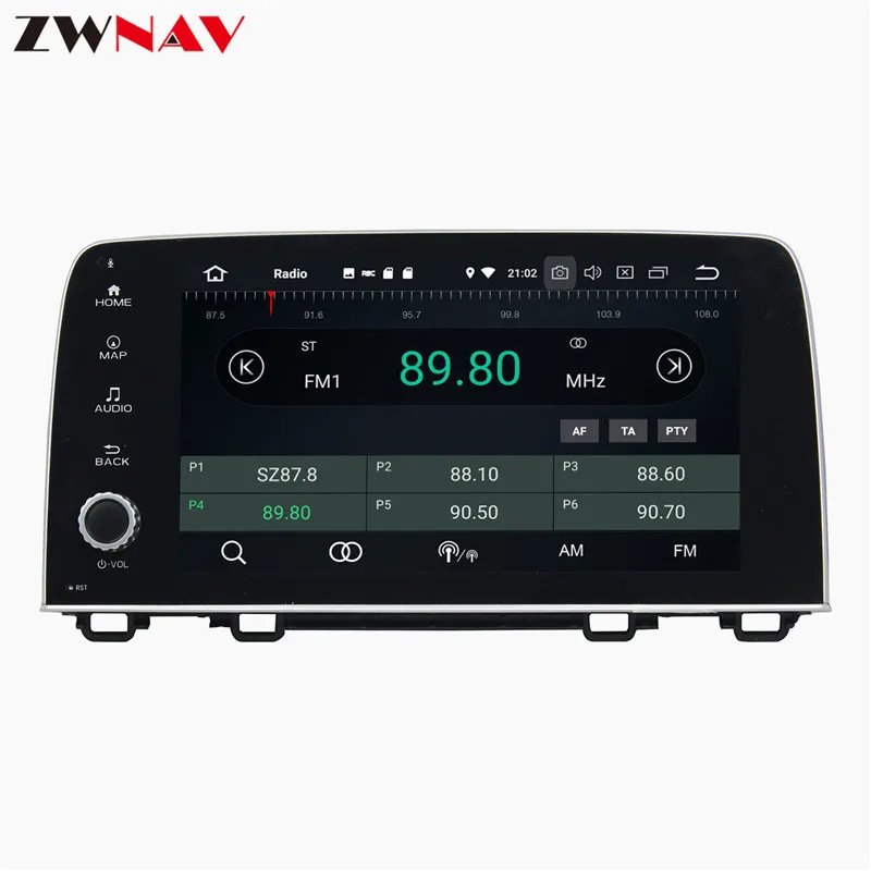 Excellent 9 inch Android 8 Car DVD Player GPS navigation For Honda CRV 2017 2018 headunit multimedia player tape recorder 3