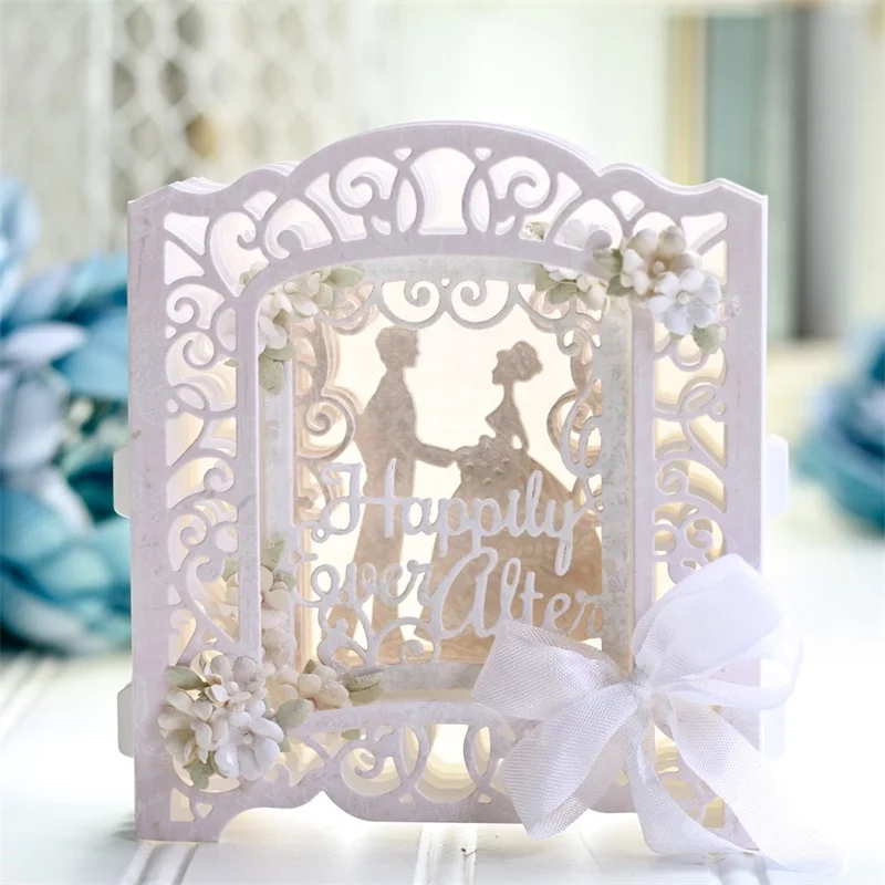 

European Shelter Plate Frame Metal Cutting Dies Stencil for DIY Scrapbooking Paper Cards Decorative Crafts Supplies New 2018 Die