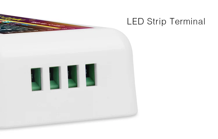 Free shippingMi Light FUT037 Wireless 2.4G 4-Zone RF Wireless RGB LED Controller for Flexible 5050 3528 RGB Led Strip Light Tape