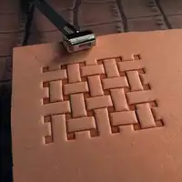 Leather Carving Tool DIY Hand made Steel Matt Printing tool emboss stamp