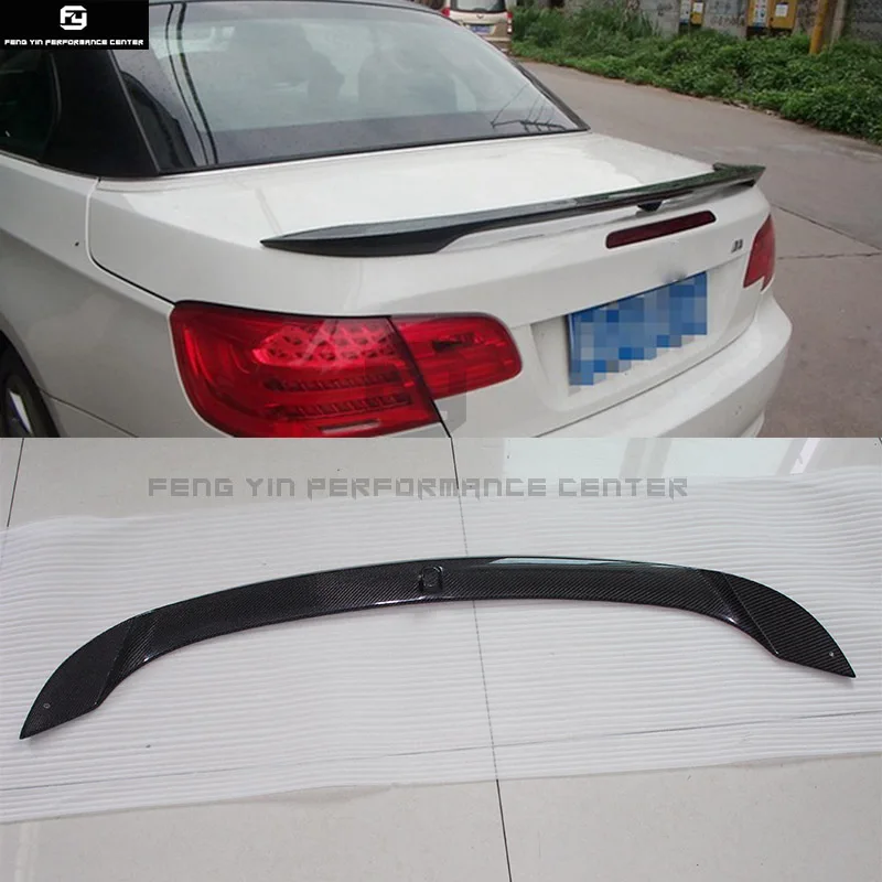 E92 E93 3 series Coupe 320i Carbon fiber Car Rear Spoiler Wings For BMW