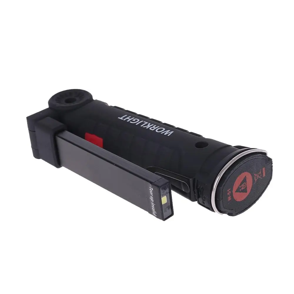 

Portable COB LED Work Light Foldable USB Rechargeable Emergency Lamp With Magnetic Base Multifunction Flashlight