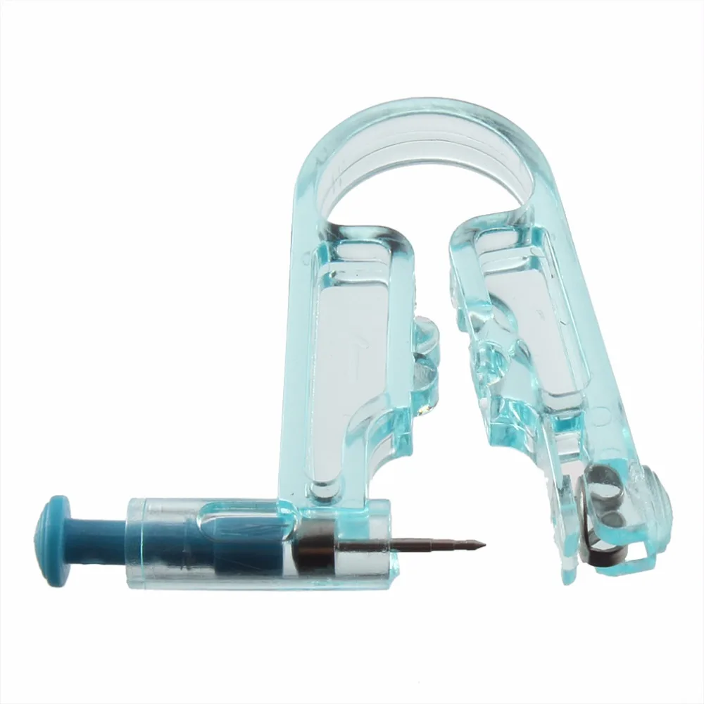 Medical Standard Piercing Sterilised Ear Studs Piercing Gun Kit Body Piercing Gun with Alcohol wipes Ear Piercing Gun