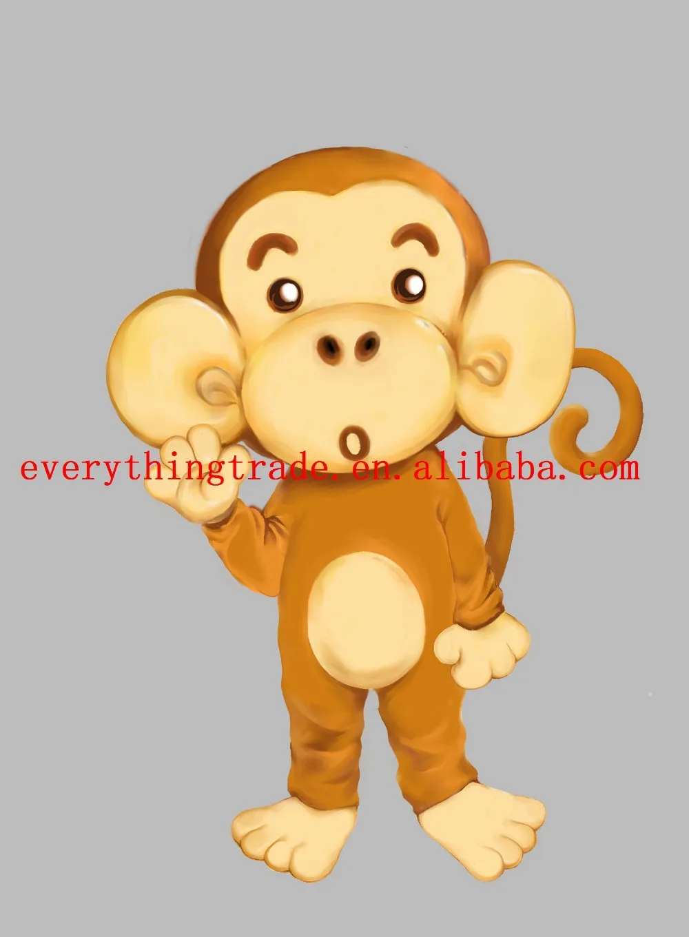 Hot 2014 Adult cartoon character big head monkey Mascot Costume fancy dress  party costumes adult size | AliExpress