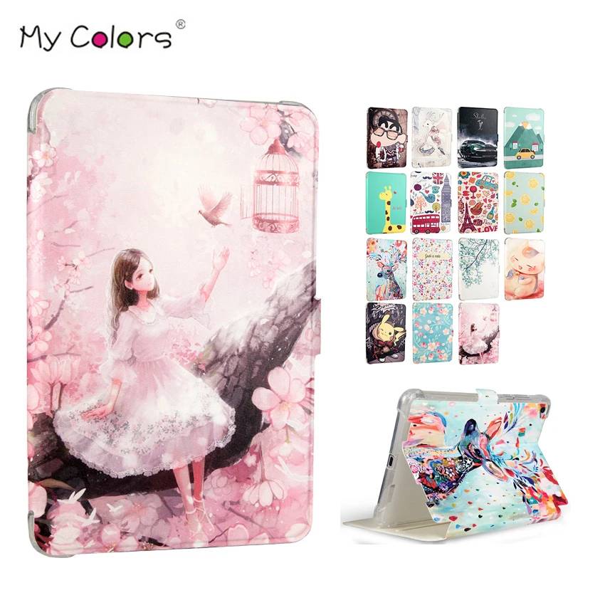 

MiPad 2 3 PU Leather Case Cover 7.9'' Smart Tablet PC Fundas Colorful Print For Xiaomi mipad 2 Mi Pad 2 3 Protective Stand Skin
