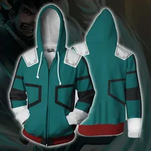 My Hero Academia Deku Izuku Midoriya Cosplay Costume Hoodies Coat Anime Boku no Hero Academia Sweatshirts