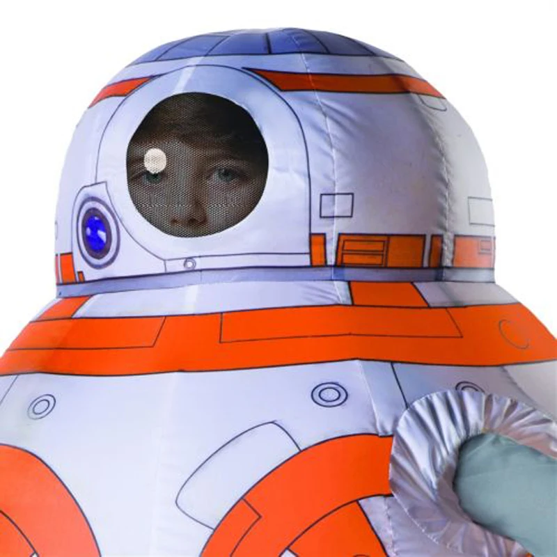 Надувной костюм на Хэллоуин для детей/детей звездные войны Робот BB 8 Косплей