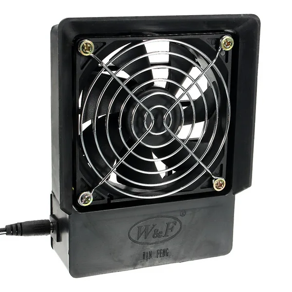 Electric Soldering Iron Air Blower Exhaust Fan Kit Welding Smoke