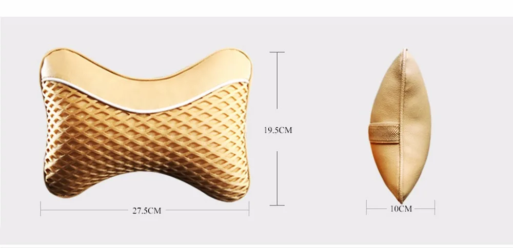 2 шт., ПУ кожа, 3D подголовник для автомобиля, подушка для шеи, универсальная, удобная, автомобильная, для шеи, Защитные подушки, подушка для автомобиля, аксессуары для интерьера