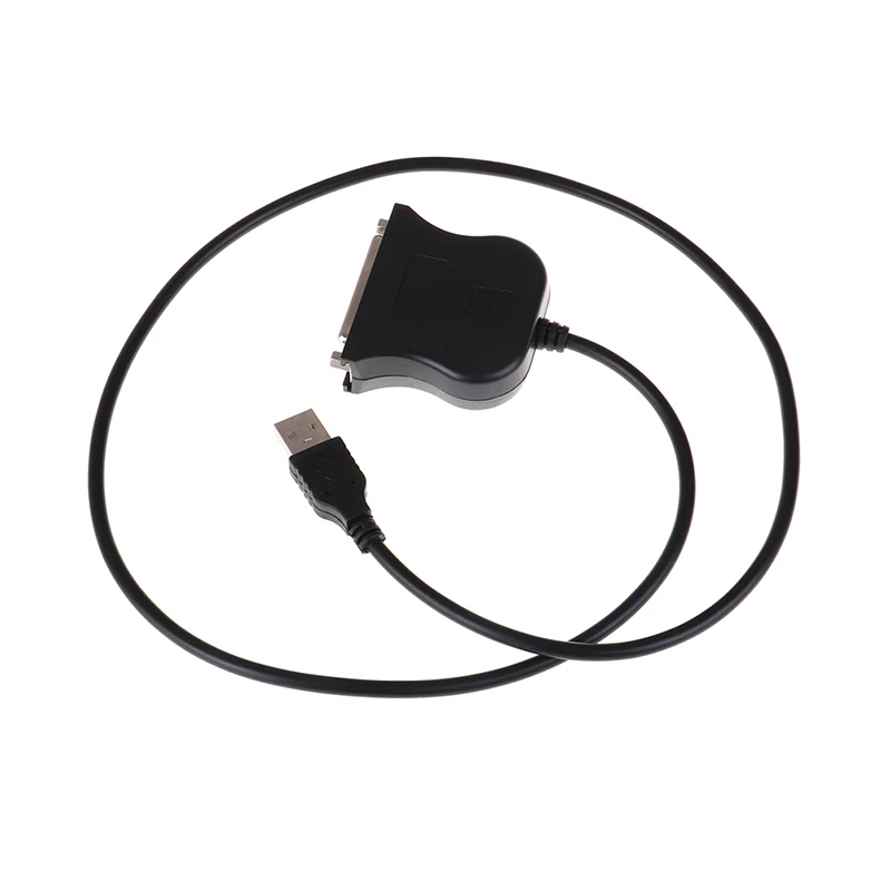 Переходник с USB на гнездо DB25 параллельный Кабельный Шнур адаптер для принтера HP