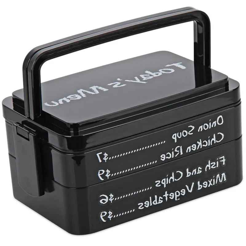 Today's Meny Plastic Sushi Food Storage Container Portable Bento Box Japanese Style Children Lunchbox For Office