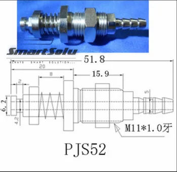 

Free shipping 52mm Length Straight Spring Vacuum Suction Pad Holder PJS52(20pcs/lot)