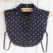 Mantieqingway Повседневная съемный воротник рубашки для женщин дамы ложная манишка с вышитым воротником Топ шеи одежда аксессуары