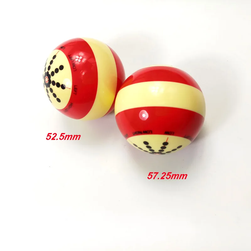 

xmlivet 1pc 57.25mm/52.25mm Resin Billiards Spot Pool Snooker Practice Training Cue Balls Entertainment Sports For Beginner