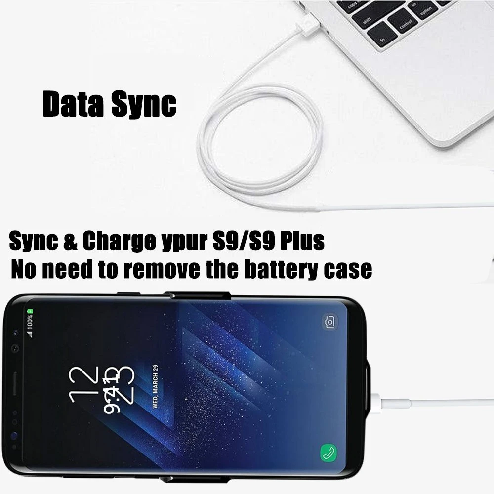 7000 мАч Power Bank зарядное устройство чехол для Samsung S9 S8 плюс внешний зарядный Galaxy