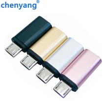 2017 Aluminum alloy shell usb type-c female to micro usb male adapter usb-c female to micro usb male charging charge phone