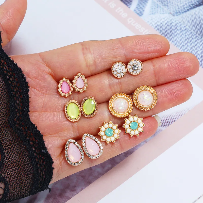 

2019 New Arrival Oorbellen Pearl Inlay For Grain Size Of Carve Patterns Or Designs On Woodwork Earrings To Suit 6 Stud