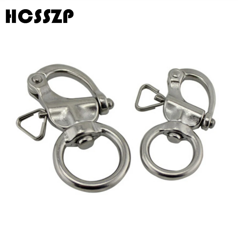 

68/76 mm 316 Stainless Steel Quick Release Swivel Shackle Mayitr Marine Boat Anchor Chain Hardware Eye Shackle Swivel Snap Hook