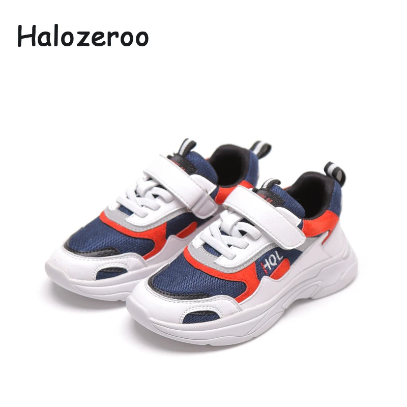 

Autumn New Children Sport Sneakers Kids Casual Sneakers Baby Girls Real Leather Shoes Boys Black Brand Chunky Sneakers Trainers