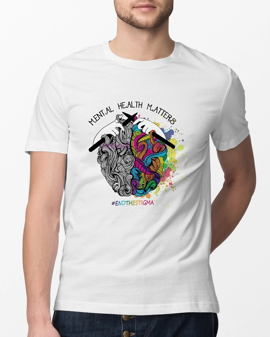 

brand men shirt Brain mental health matters endthestigma shirt