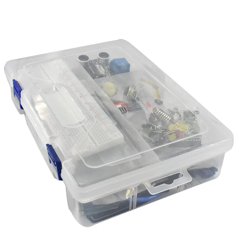 Стартовый набор для arduino Uno R3-Uno R3 макетная плата и держатель Шаг Мотор/сервопривод/1602 lcd/перемычка провода/UNO R3