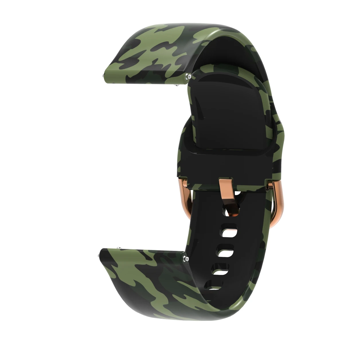 Fashion 20mm Camo Silicone Watch Strap Band For Garmin Vivoactive 3 Smart Watch Replacement Bracelet Wrist band strap girl Women