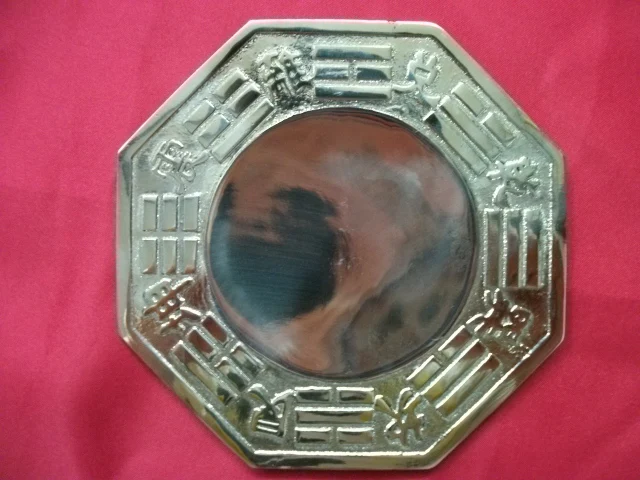 

Copper lucky big bagua mirror concave mirror brass Bronze copper decoration home decoration 1