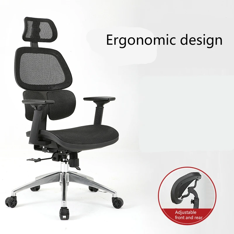 Ergonomics Office Chair Mesh Cloth Waistguard Multifunction Computer Chair Reclining Lifted Gaming