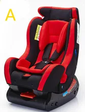 Red Two-Way Installation Safety Seat Chair For 0-6 Years Old Baby Use