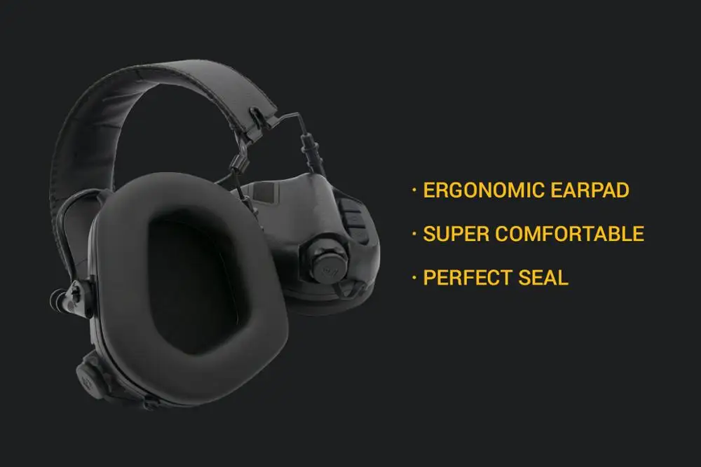 Fone de Ouvido Fones de Ouvido para Tiro Opsman Earmor Tático Orelha Muff Proteção Auditiva M31 Airsoft Esporte Earmuff Ativo 14 Esporte e Lazer