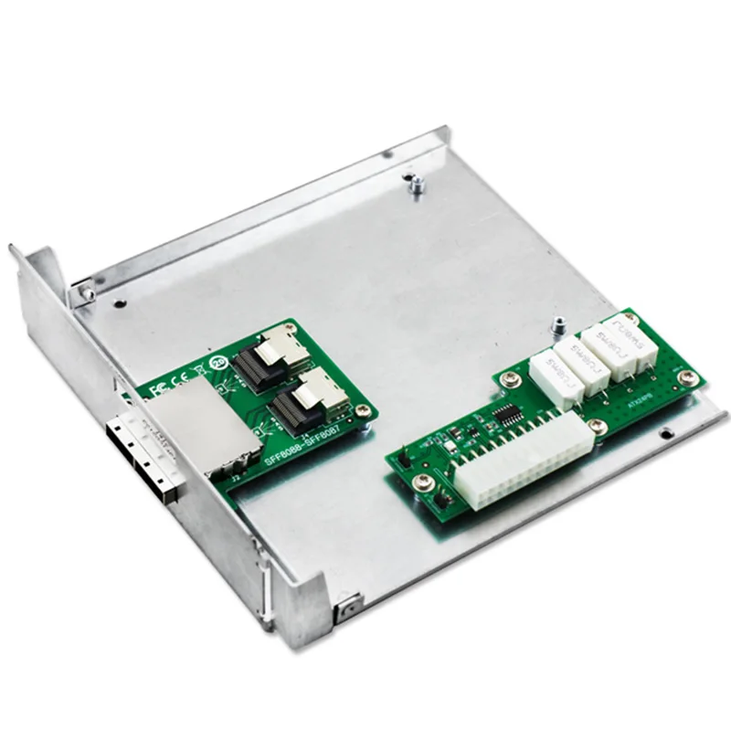 

Unicaca AC1217 (AC8I8E Kit) SFF-8087 to External 8088 PCI mini SAS 26P Adapter SAS RAID