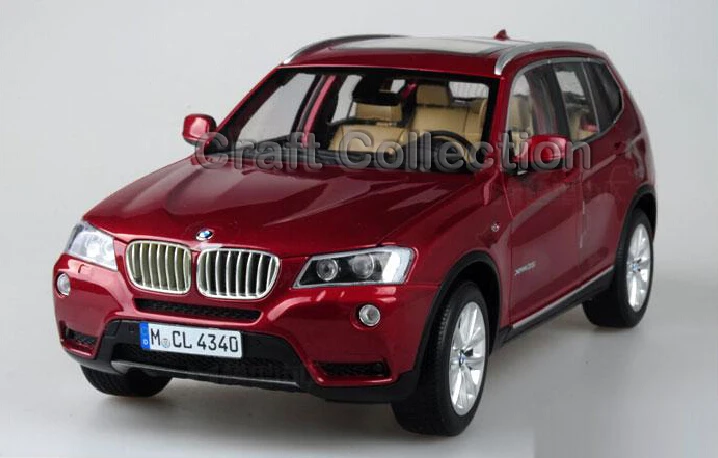 Red New 1 18 X3 SUV Diecast Model Car Chinese Model 3 Colors Available Miniature Luxury