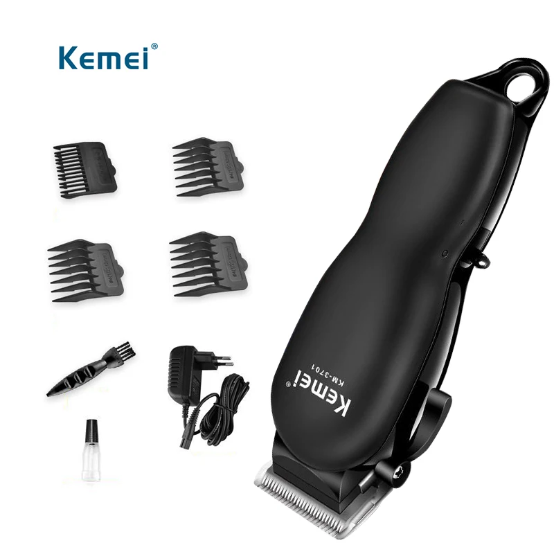 

Kemei KM-3701 electric rechargeable hair trimmer clipper hair shaver for men hair trim machine