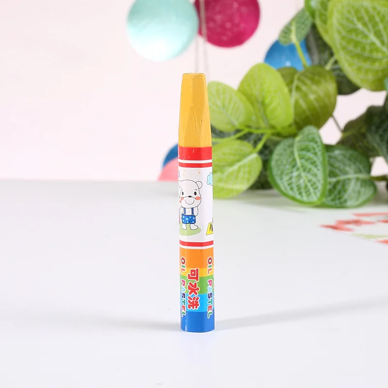 24 цвета/коробка, высококлассный восковый карандаш для рисования, детский масляной карандаш, цветная масляная пастель для конфет, детский безопасный нетоксичный пастельный карандаш