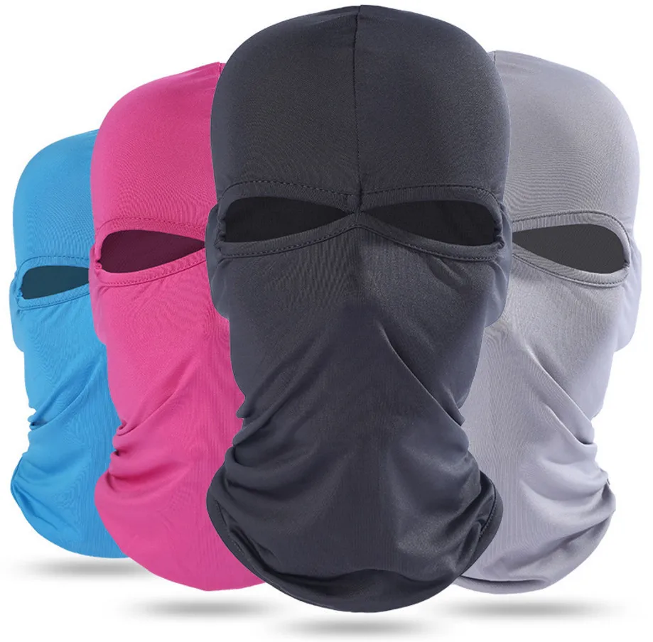 

Motorcycle Solid Color Face Windproof Mask Outdoor Sports Warm Ski Caps Bicyle Bike Balaclavas Scarf Birthday Present Skate G