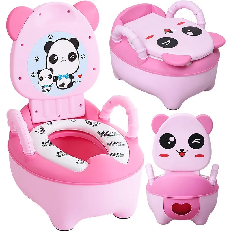 Panda Baby Potty Toilet Bowl Cute Cartoon Training Pan Training Seat ...