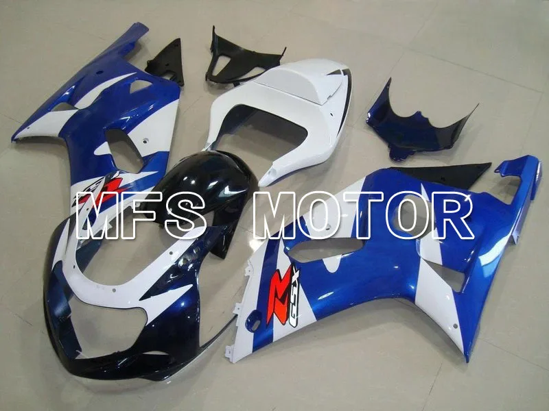 

Fairing Injection Kit For Suzuki GSXR600/750 01 02 03 K1 K2 2001 2002 2003 Blue White Plastic Motorcycle