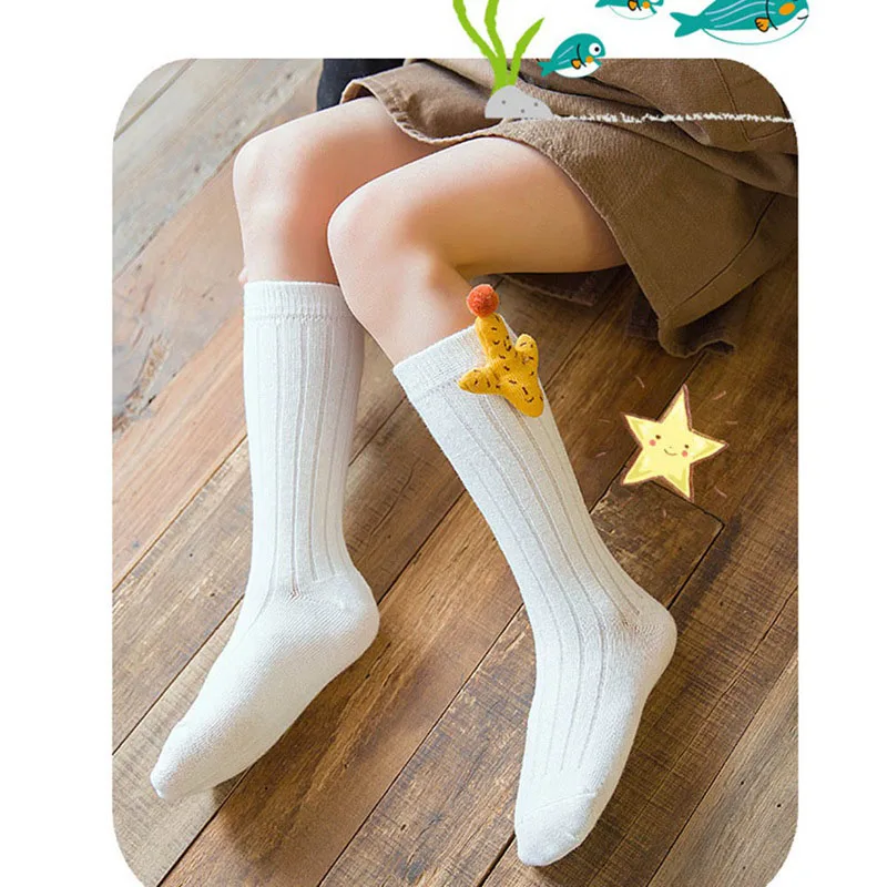 Милые детские носки С КАКТУСОМ для маленьких мальчиков и девочек, яркие цветные носки-трубы, хлопковые носки для малышей, От 3 до 5 лет, Новинка