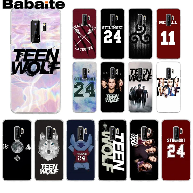 Силиконовый чехол для телефона Babaite American TV series Teen Wolf 24 Samsung Galaxy s9 s8 plus note 8 note9 s7 s6edge |