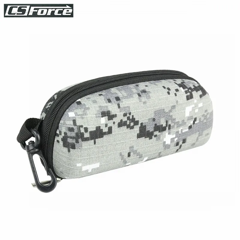 

Tactical EVA Molle Sunglasses Box Camouflage Portable Zipper Goggle Box Glasses Storage Case Outdoor Eyewear Accessory Bags