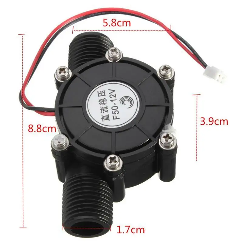 80 в/12 В/5V10W DC Генератор потока воды турбинный генератор гидроэлектрический микро гидрогенератор расход водопроводной воды гидравлический DIY