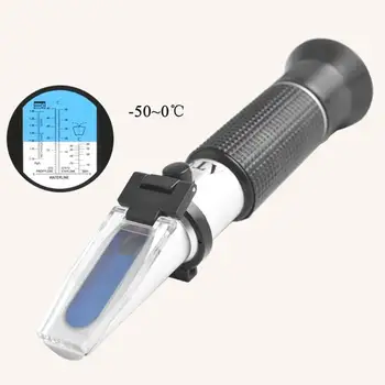 

New 0-32% Handheld Refractometer Freezing Point Specific Gravity Analyzer Instrument