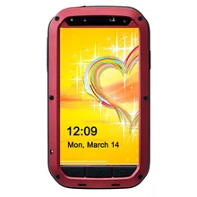 Newest 5 Colors weatherproof Metal Alloy Smartphone for Galaxy s4 IV i9500 case cover