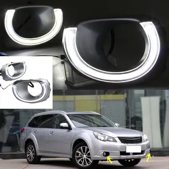 

1set For Subaru Outback 2011-2012 Front Fog Lamp Frame + Angel eye ring