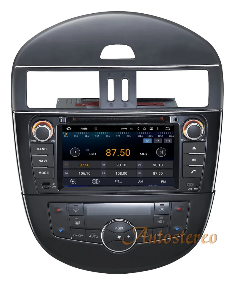 Excellent The Newest Android 7.1 Car GPS Navigation DVD Player For NISSAN Nissan Tiida Versa 2011-2017 auto stereo multimedia radio pad 4