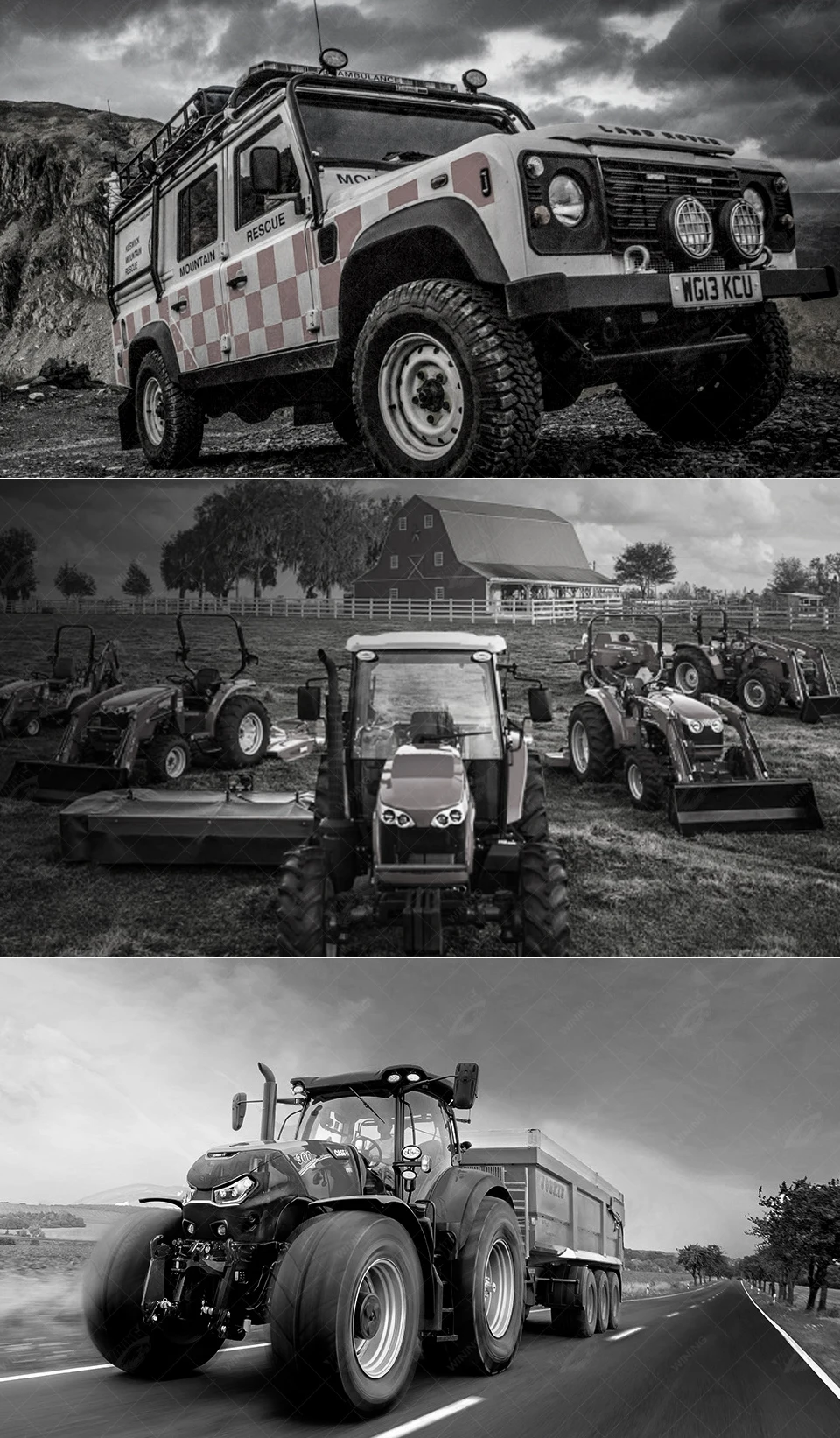 Oval 5.5inch 40W LED Work Light Led flood Tractor light For farm vehicle JOHN DEERE MASSEY CASE IH HOLLAND DEUTZ FAHR Kubota_07