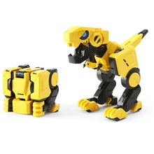 Декомпрессионный куб, магический куб, набор для трансформации гаража, динозавры, деформируемое животное, 4X4X4, модель игрушки