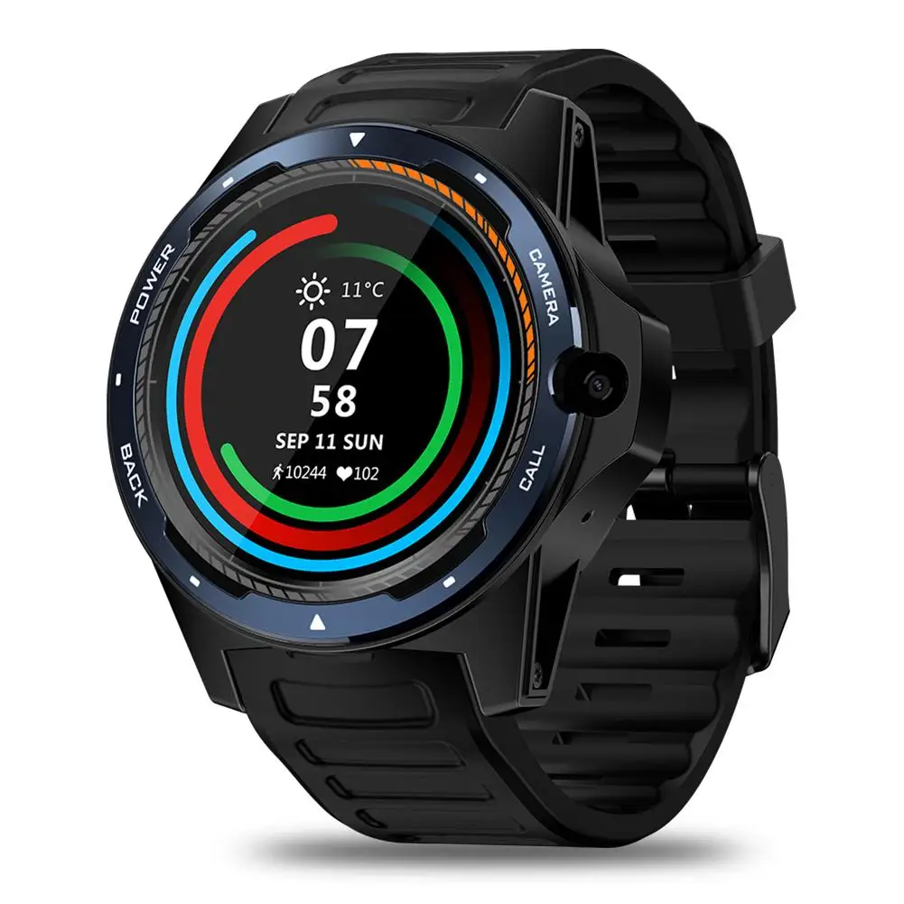 

Thor 5 Dual Chip 2+16GB 8MP Camera Call GPS Smart Watch for iOS Android Dual Chip 2+16GB 8MP Camera