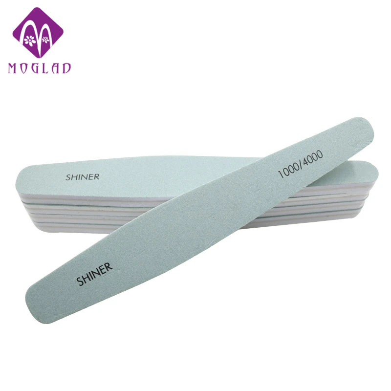

Moglad nail buffer file 5pcs/lot nail polishing buffer 1000/4000 grit professional eva sponge nail art salon manicure tool